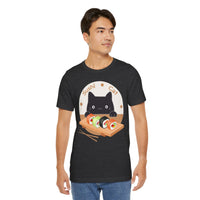 Thumbnail for Funny Cat Shirt for Men and Women Short Sleeve Tee Cute Sushi Cat