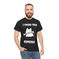 Thumbnail for Funny Ghost Cat Tee - I Found This Humerus