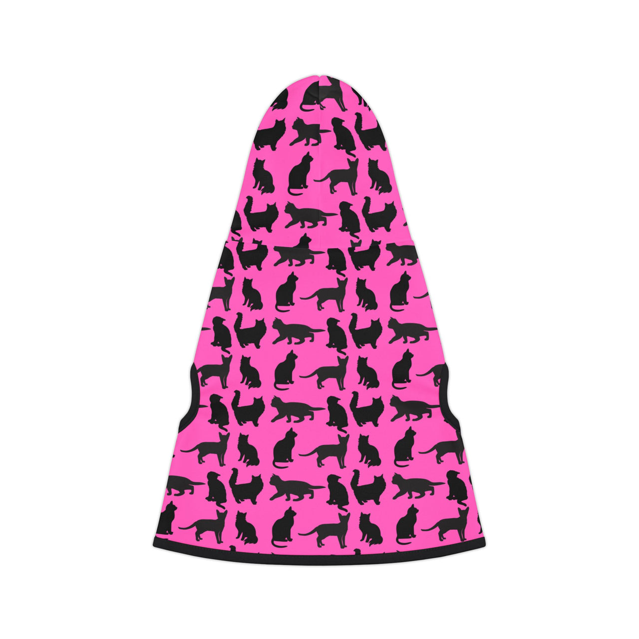 Pet Hoodie Pink Cats Silhouette Cute Funny Cat Jacket Accessory