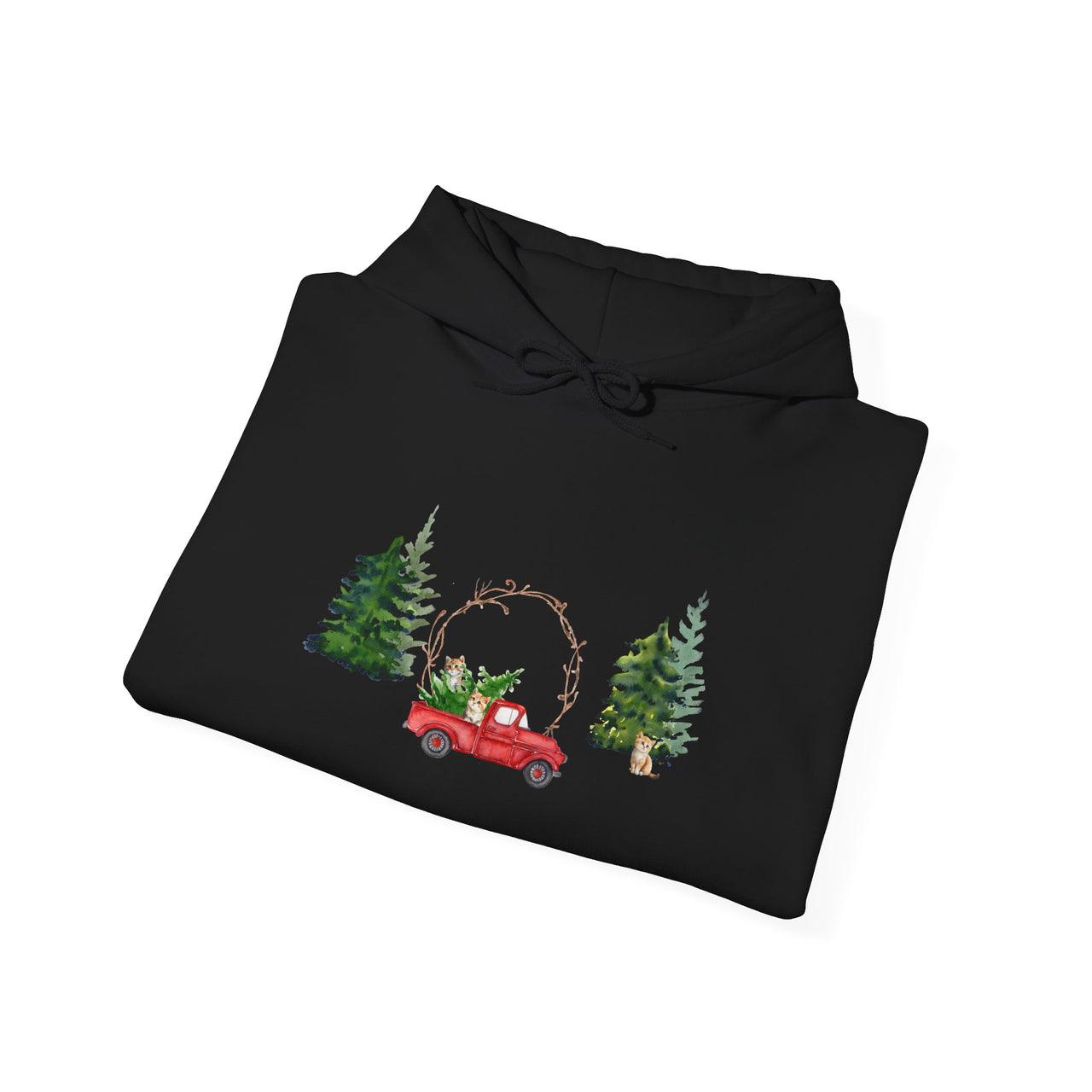 Christmas Kittens Hooded Sweatshirt