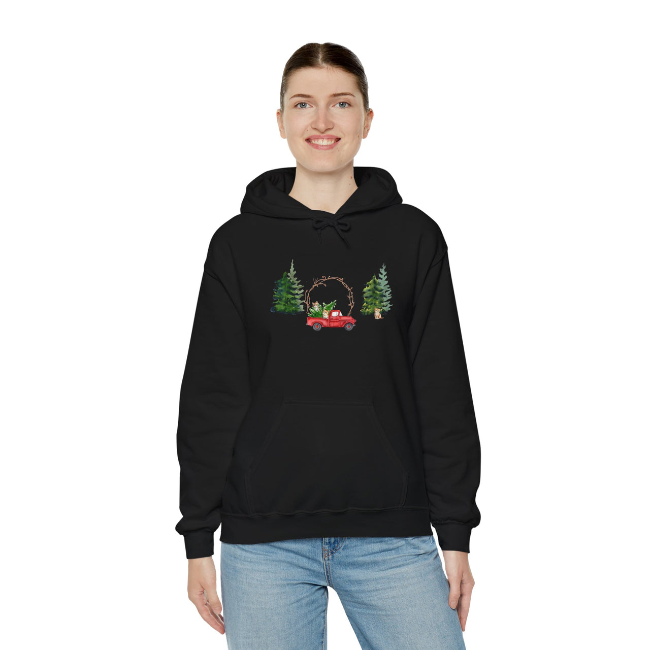 Christmas Kittens Hooded Sweatshirt