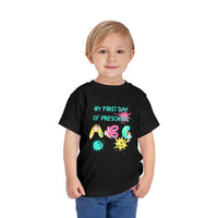 Thumbnail for Toddler Tee - First Day of Preschool Cute Cat Shirt