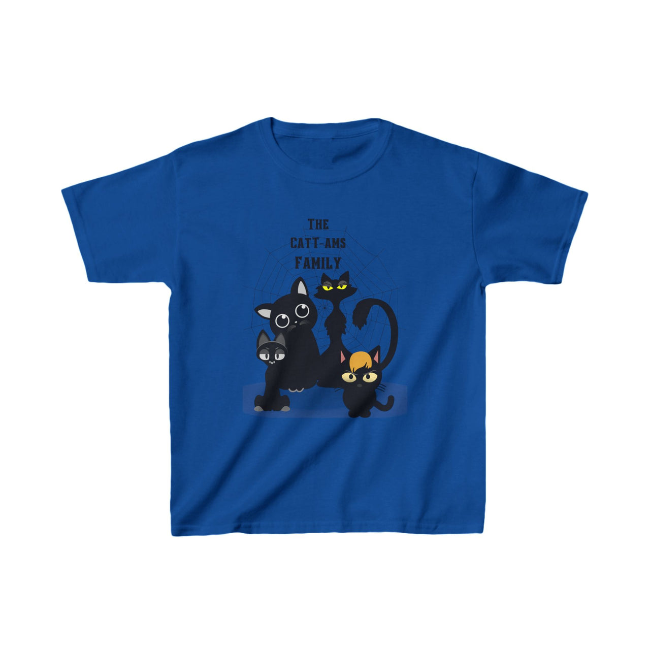 Kids Tee Catt-ams Family Halloween Cat Design