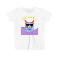 Thumbnail for Cool Cat Shirt for Kids Youth Short Sleeve Tee Kool Kat