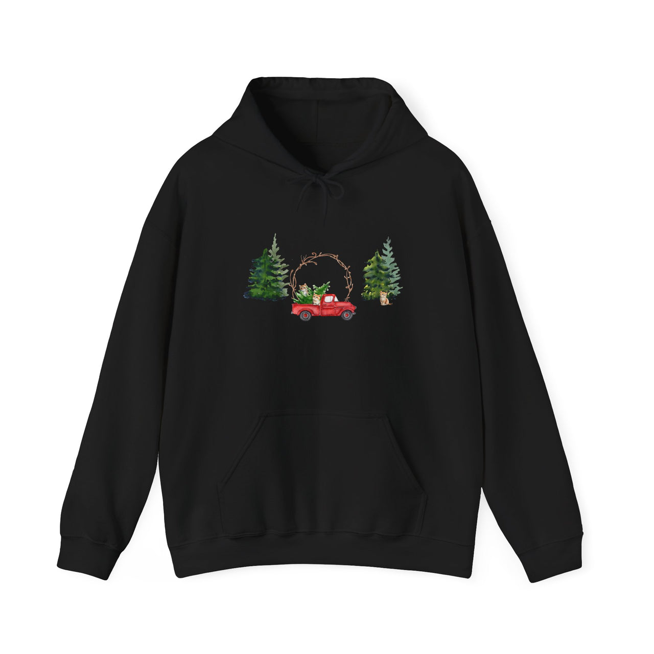 Christmas Kittens Hooded Sweatshirt