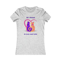 Thumbnail for love and cats t-shirt for women, cat shirt for teen girls, cute cat mom shirt