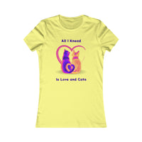 Thumbnail for love and cats t-shirt for women, cat shirt for teen girls, cute cat mom shirt