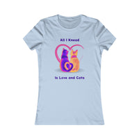 Thumbnail for love and cats t-shirt for women, cat shirt for teen girls, cute cat mom shirt