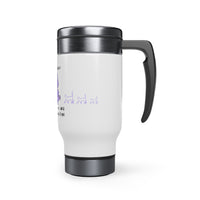 Thumbnail for Stainless Steel Travel Mug with Handle, 14oz Multitasker Funny Cute Cat Mug