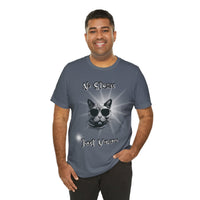 Thumbnail for Funny Men's and Women's Cat Shirt Graphic Tee No Stress Just Vibing