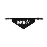 Thumbnail for Pet Bandana Collar Meow Black