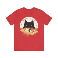 Thumbnail for Funny Cat Shirt for Men and Women Short Sleeve Tee Cute Sushi Cat