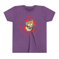 Thumbnail for Funny Cat Shirt for Kids Youth Short Sleeve Tee Cat Tongue