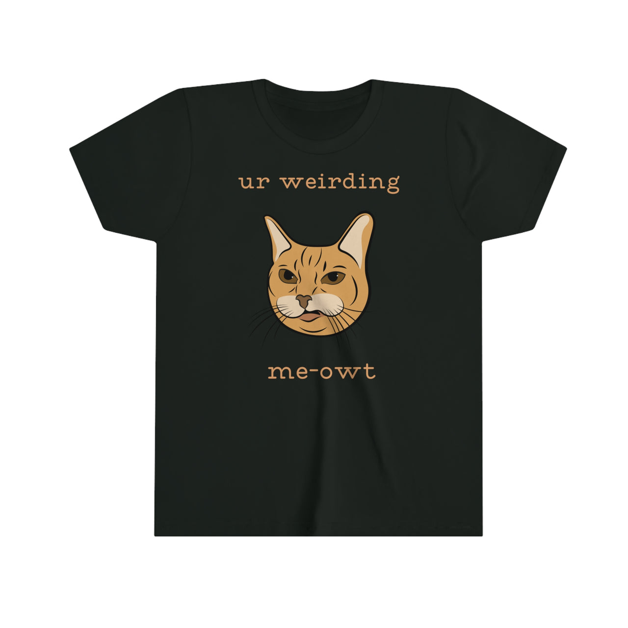 funny kids cat shirt