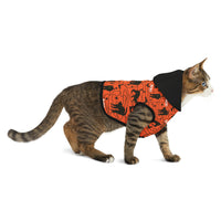 Thumbnail for Halloween Pet Hoodie Boo Cat Pattern Jacket Accessory