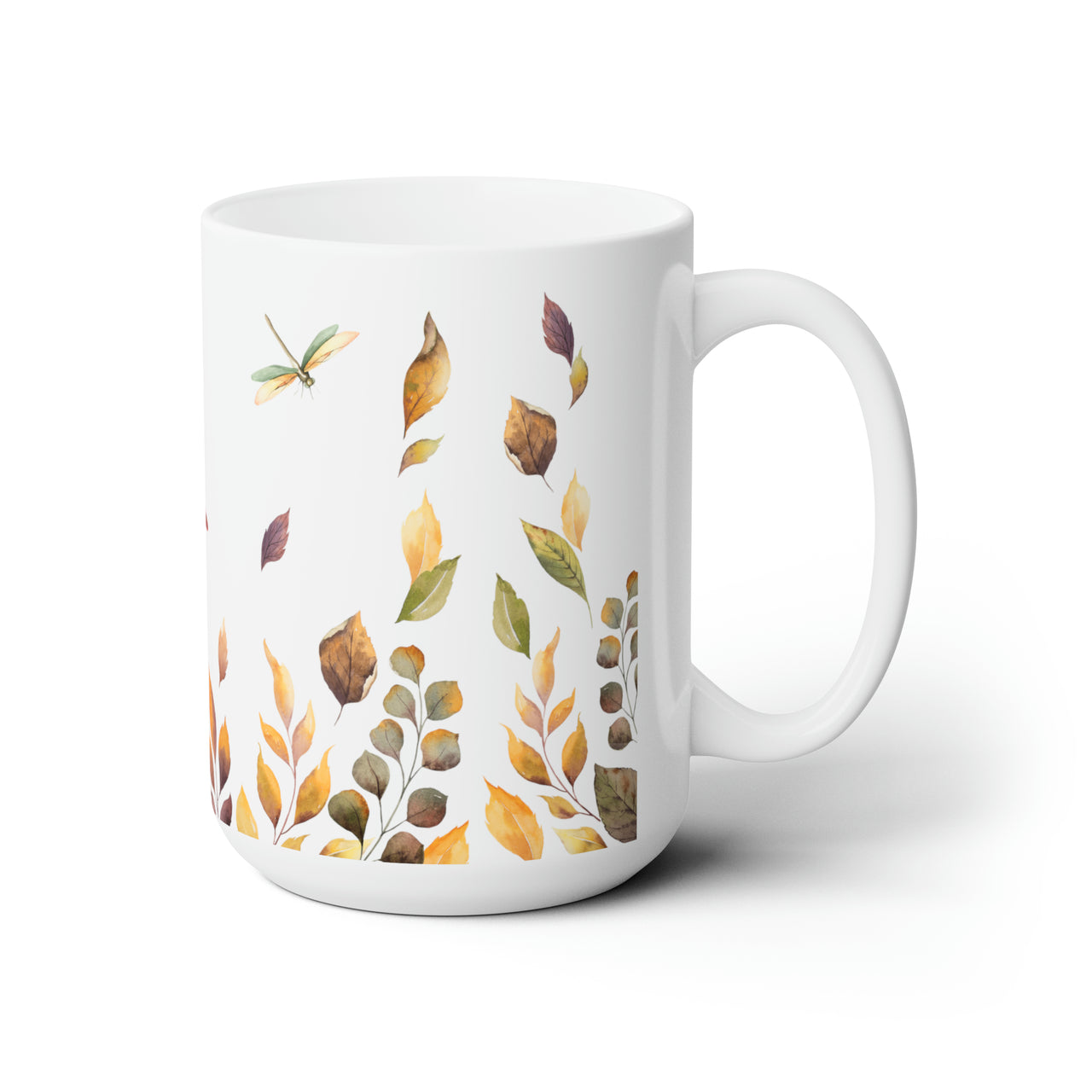 Happy Pawtumn Halloween Cat White Ceramic Autumn Mug 15oz