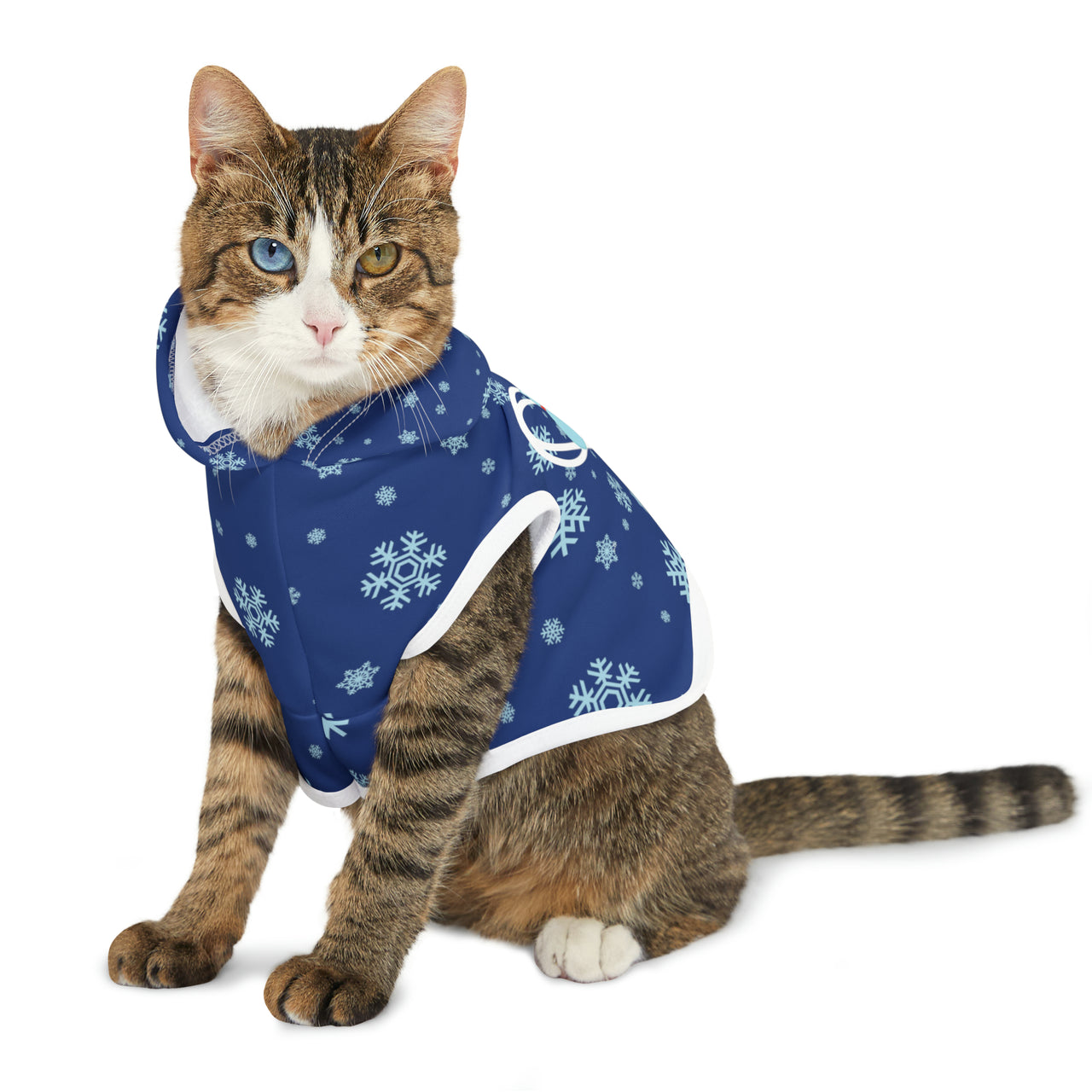 Christmas winter cute cat hoodie, cat jacket, pet accessory