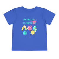 Thumbnail for Toddler Tee - First Day of Preschool Cute Cat Shirt