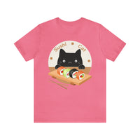 Thumbnail for Funny Cat Shirt for Men and Women Short Sleeve Tee Cute Sushi Cat