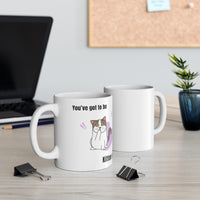 Thumbnail for Mug Cat White Ceramic Coffee 11oz Microwave Dishwasher Safe Kitten Me