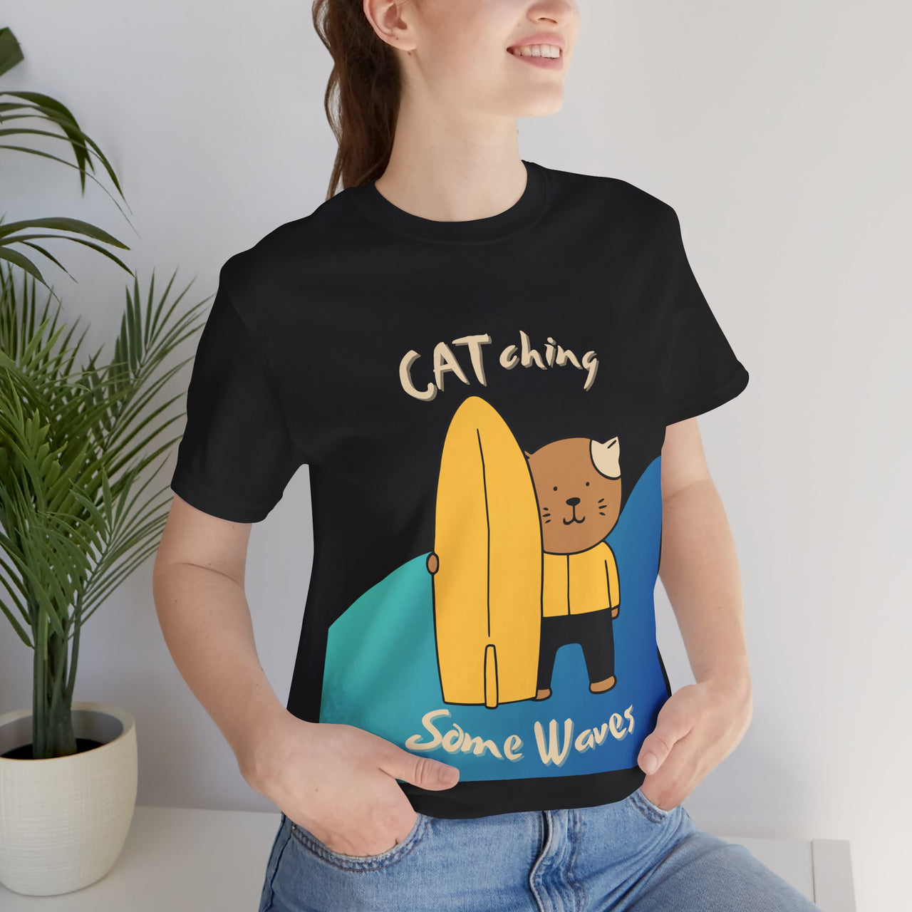 Surfing Cat Tee