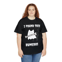 Thumbnail for Humerus Halloween Mens and Womens Funny Cat Shirt Unisex Heavy Cotton Tee