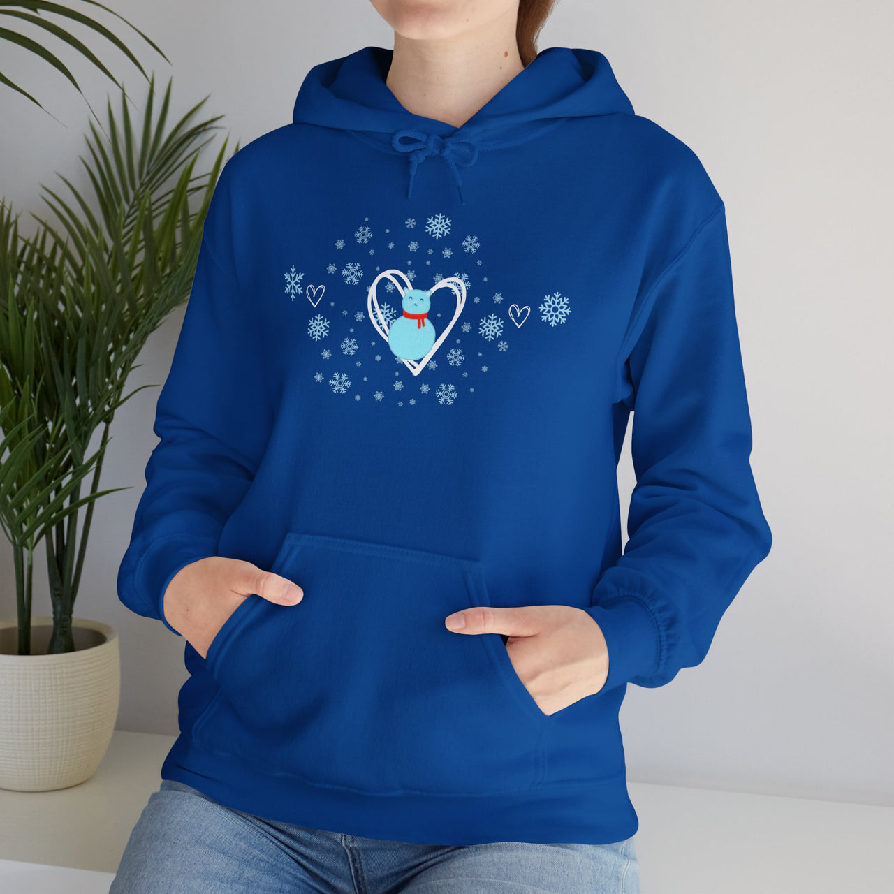 Snowman Cat Hoodie