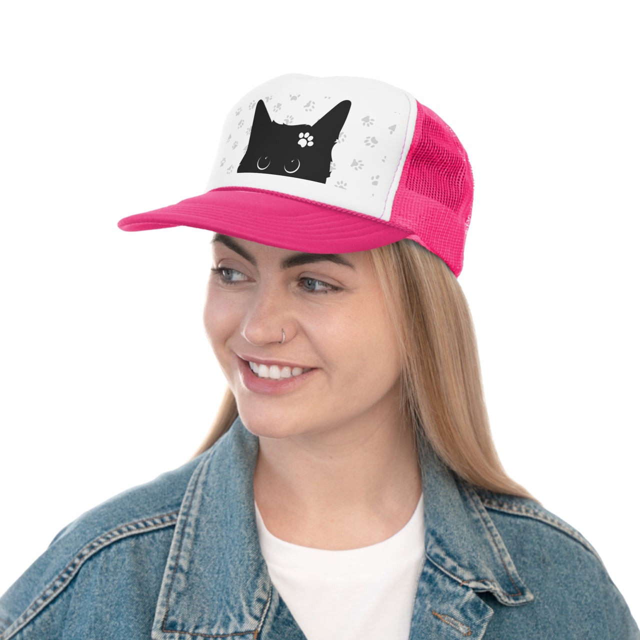 Trucker Cap Adjustable Cat Hat I Knead You