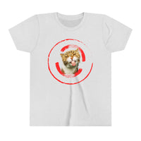 Thumbnail for Funny Cat Shirt for Kids Youth Short Sleeve Tee Cat Tongue