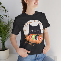 Thumbnail for Funny Cat Shirt for Men and Women Short Sleeve Tee Cute Sushi Cat