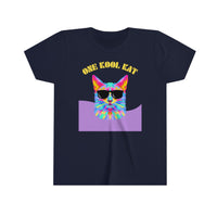 Thumbnail for Cool Cat Shirt for Kids Youth Short Sleeve Tee Kool Kat