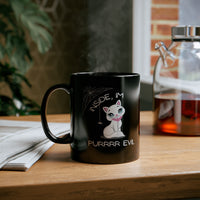 Thumbnail for 11oz Black Mug Purr Evil