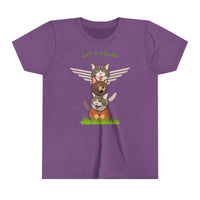 Thumbnail for Youth Tee Funny Cat Shirt Cat-A-Pillar Totem Pole