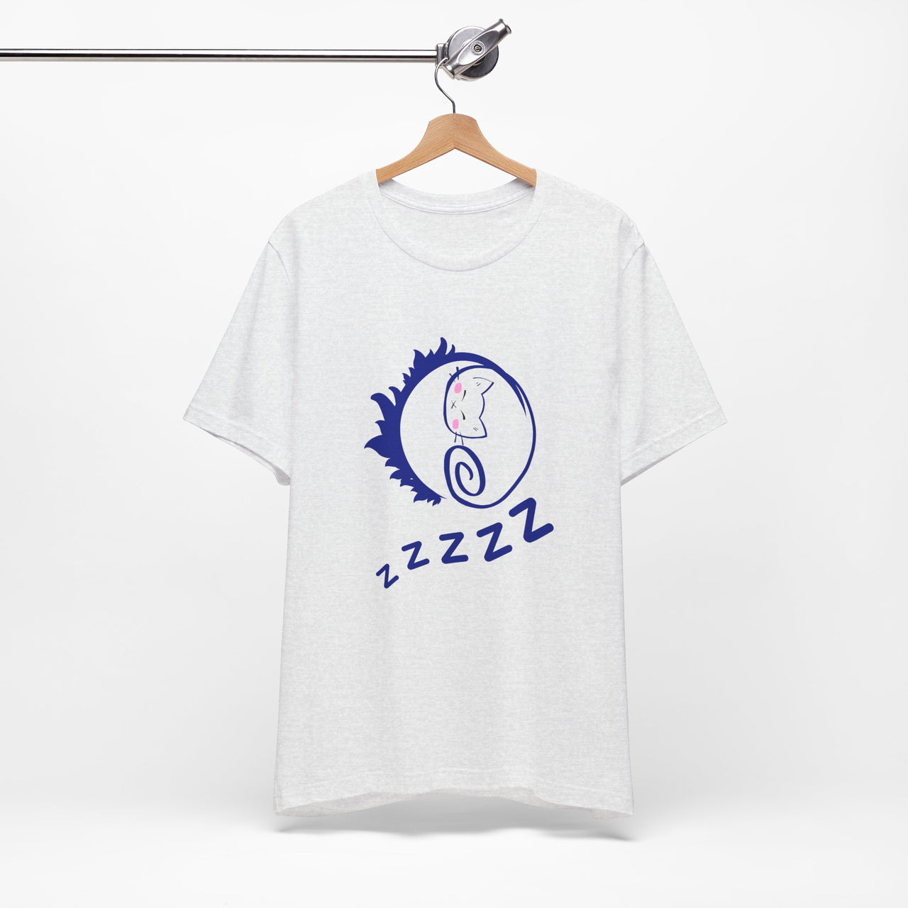 white cat nap t-shirt