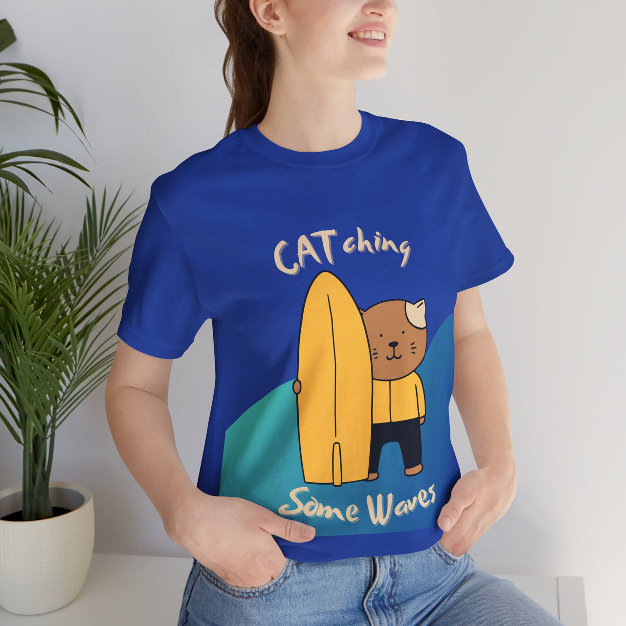 Surfing Cat Tee