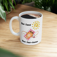 Thumbnail for Funny Cat Mug Ceramic Coffee 11oz Fast Not Furious