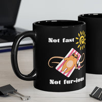 Thumbnail for Mug Black Ceramic Coffee 11oz Microwave Dishwasher Safe Fast Cat