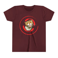 Thumbnail for Funny Cat Shirt for Kids Youth Short Sleeve Tee Cat Tongue