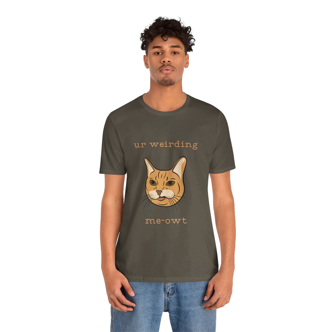 Funny Cat Shirt for Men and Women Short Sleeve Tee Express Delivery available