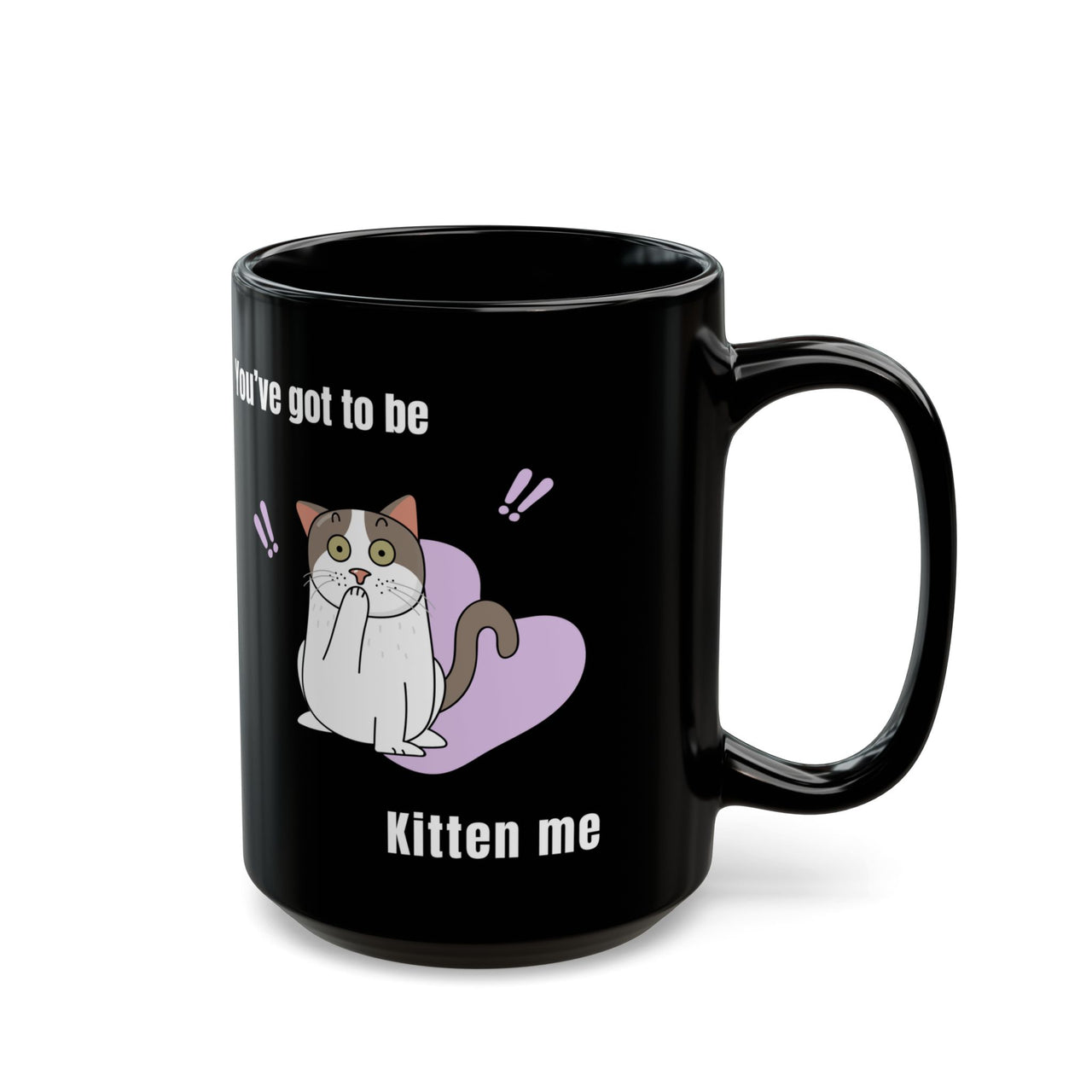 Funny Cat Mug You've Got to be Kitten Me