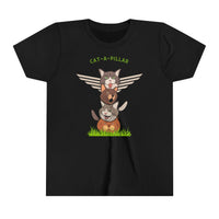 Thumbnail for Youth Tee Funny Cat Shirt Cat-A-Pillar Totem Pole