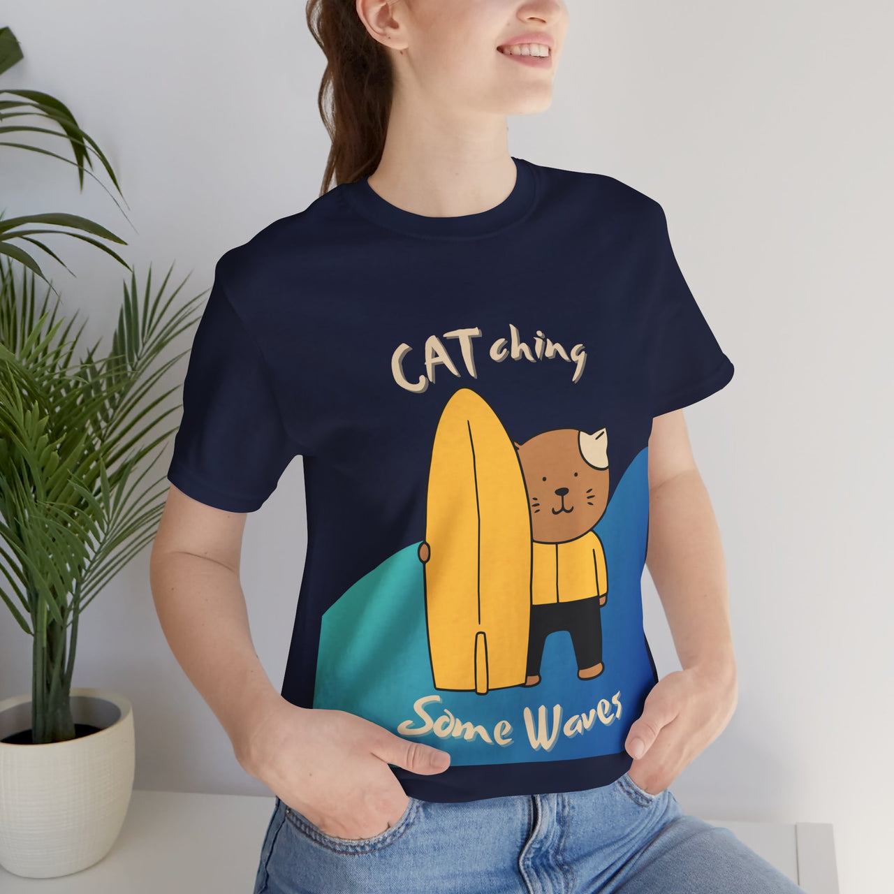 Surfing Cat Tee