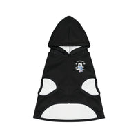 Thumbnail for Pet Hoodie Cute Holiday Cat Jacket Let It Snow Black