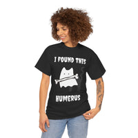 Thumbnail for Funny Ghost Cat Tee - I Found This Humerus