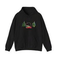 Thumbnail for Cats in a Red Truck Christmas Hoodie Sweatshirt