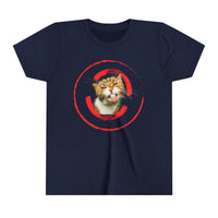 Thumbnail for Funny Cat Shirt for Kids Youth Short Sleeve Tee Cat Tongue