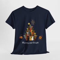 Thumbnail for Meowy and Bright Cat Christmas Tee