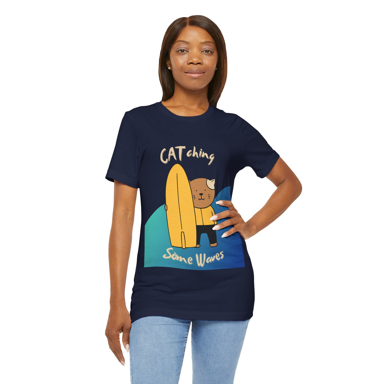 Surfing Cat Tee