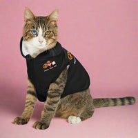 Thumbnail for cat hoodie peace love cat, match your cat pet accessory, cat jacket