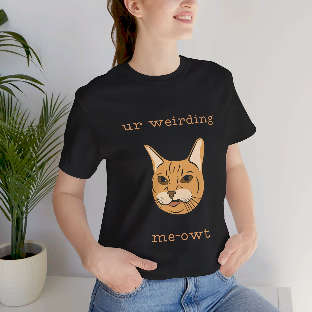 Funny Cat Shirt for Men and Women Short Sleeve Tee Express Delivery available